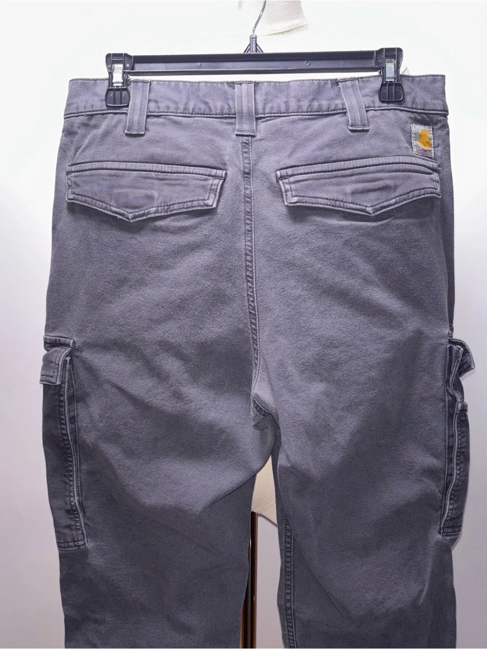 Carhartt Rugged Flex Relaxed Fit Canvas Cargo Work Pants Size 33x34